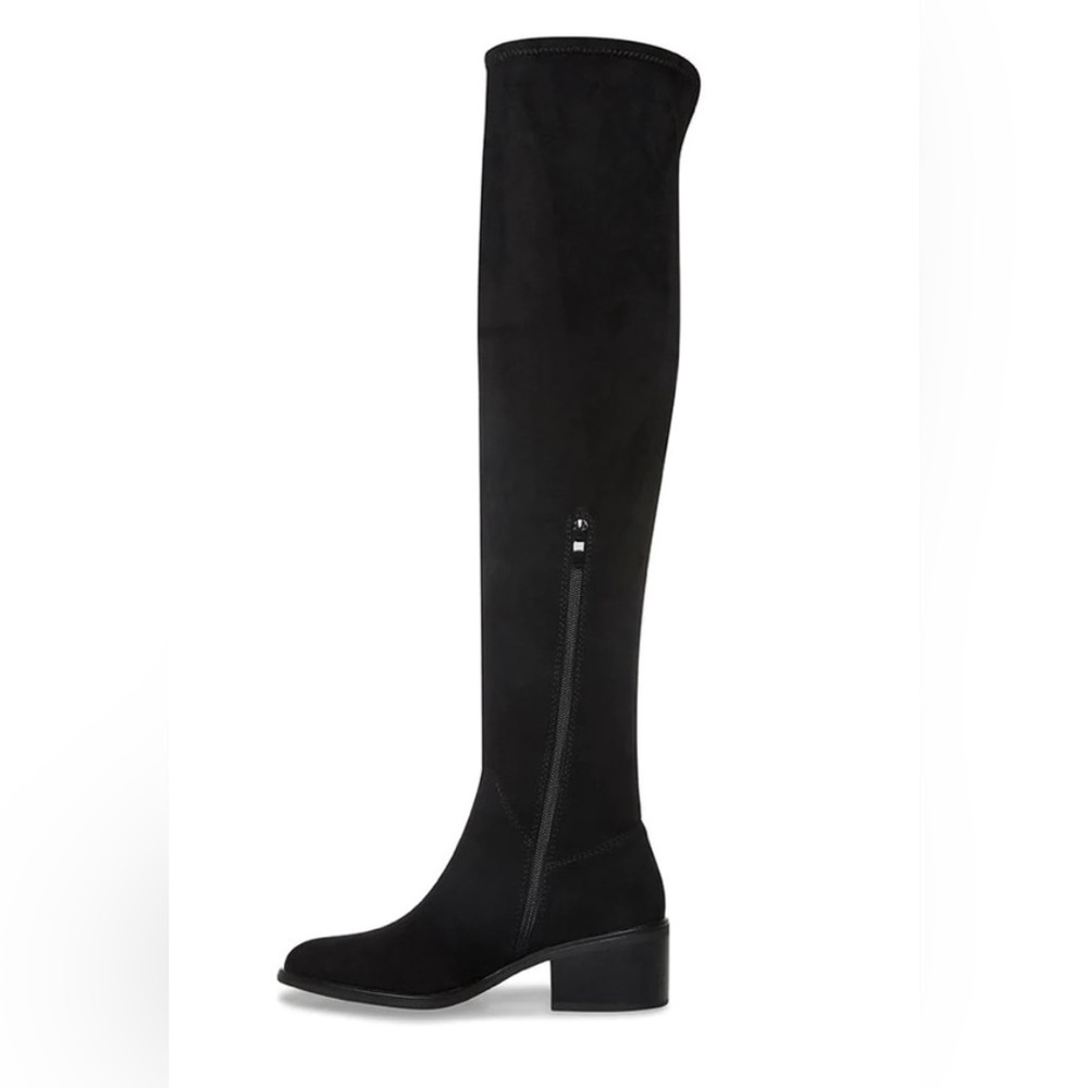 Steve Madden Black Over the Knee Aggie Boots Size 8 - Picture 2 of 7